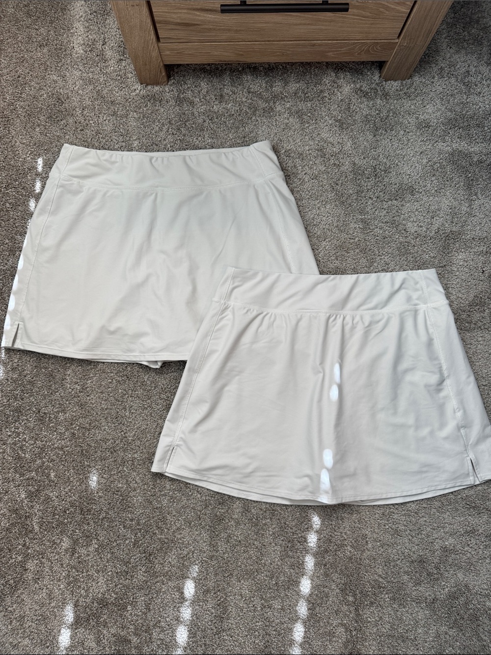 Women's Performance Tennis Skort - White - Set of 2